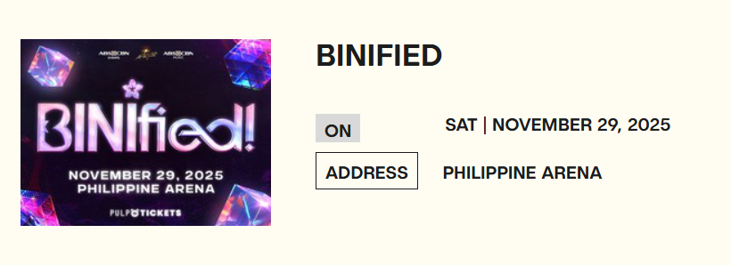 K1NGTAEYEON's tweet photo. AHHHHH STANDING SECURED AT MY FIRST BINI CON
mahal na mahal ko kayo walo @BINI_ph ๐ญ๐ญ
#PULPTickets #BINI #BINIfiedPHArena https://t.co/yOdhFsKtBG