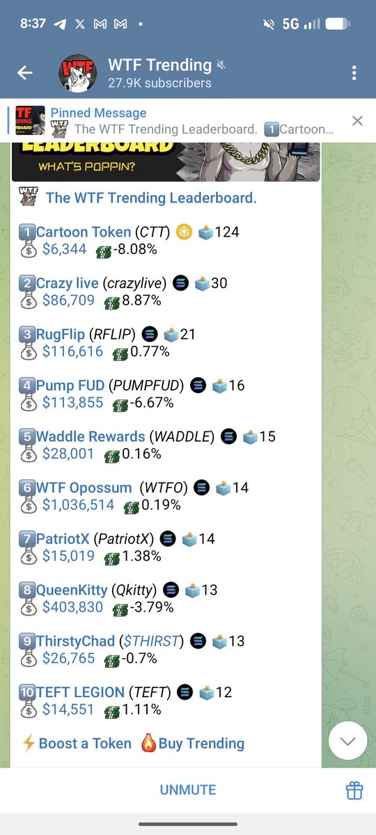 🐧 🚀 Well well well...look who's trending again!! 🚀 🐧 

$WADDLE, <a href="/RugFlip/">RugFlip</a> and <a href="/PumpFudders/">Pump Fud</a> 

There's a movement forming! Don't get left behind!