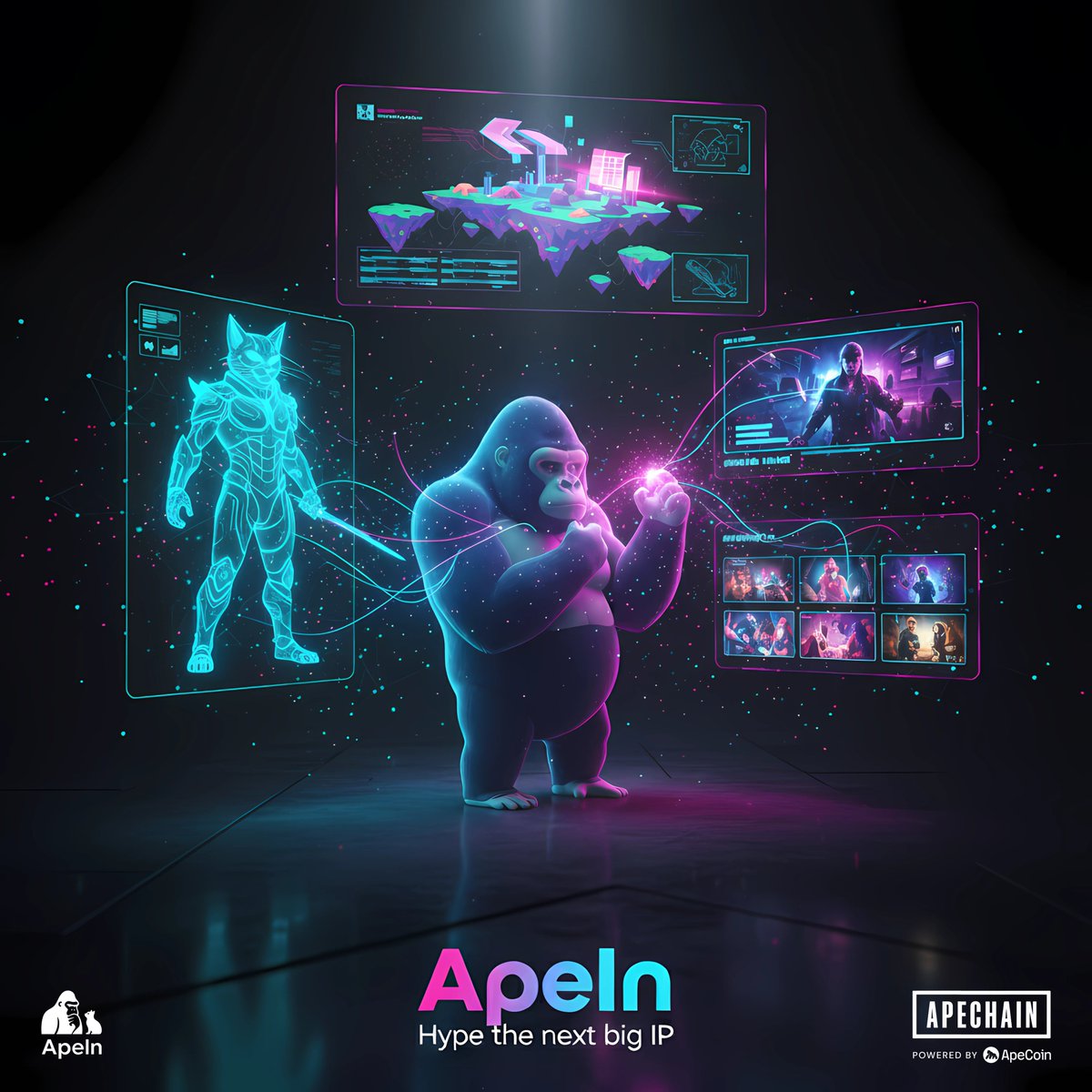 ApeIn (@apeinape) on Twitter photo Tired of broken launches and risky investments in Web3 IP? We're building the solution on <a href="/ApeChainHUB/">ApeChainHUB</a>.
ApeIn makes finding and funding the next big Web3 IP fun, fair, and rug-proof. Swipe through the Hype Feed, back the projects you believe in, and earn status for your sharp Tired of broken launches and risky investments in Web3 IP? We're building the solution on <a href="/ApeChainHUB/">ApeChainHUB</a>.
ApeIn makes finding and funding the next big Web3 IP fun, fair, and rug-proof. Swipe through the Hype Feed, back the projects you believe in, and earn status for your sharp