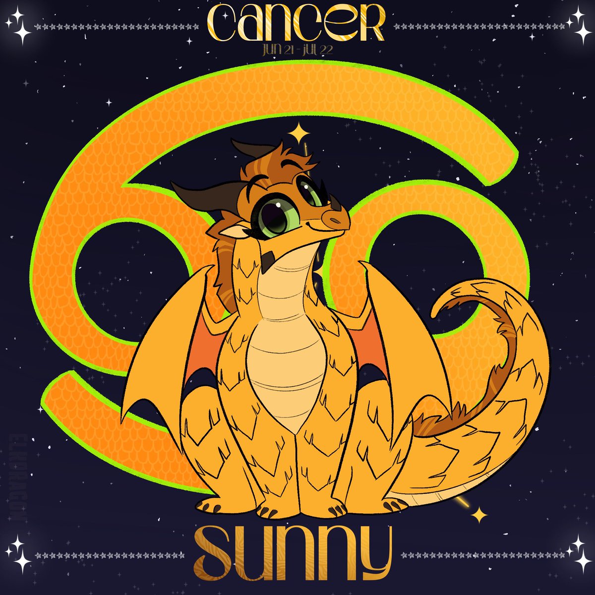ElkDragon's tweet photo. Sensitive and caring, you’re Sunny! ♋️💛

#WingsOfFire #WingsOfFireart #wof https://t.co/P0HP5UheUL