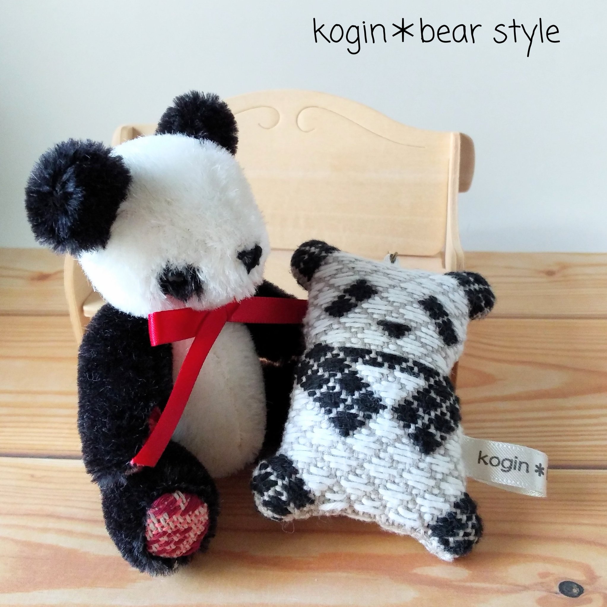 作家さんのテディベアパンダ HARU BEAR】作家様のテディベア✳︎パンダ✳︎ - メルカリ