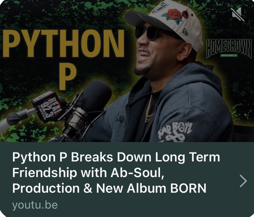 Sat down with <a href="/ChuckDizzle/">Chuck Dizzle</a> <a href="/HomeGrownRadio/">Home Grown Radio</a>  talk about my journey and my album BORN

youtu.be/zgUPcX9GupA