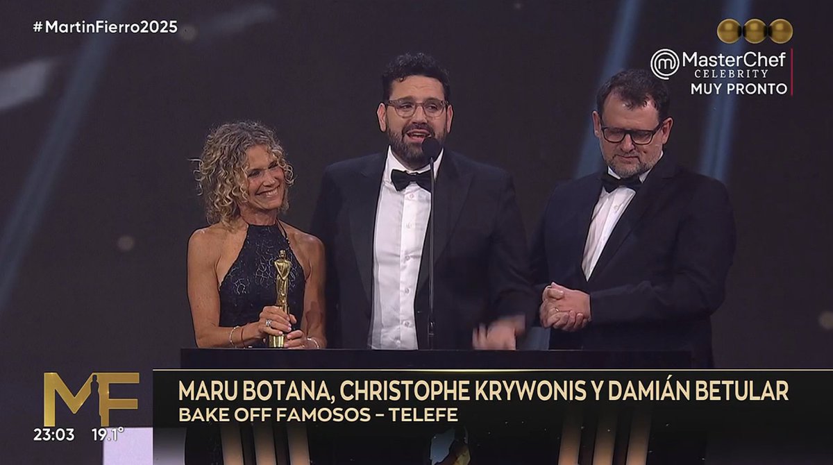eeemiliano's tweet image. El jurado de #BakeOff se lleva el #MartinFierro a mejor jurado de la televisión.