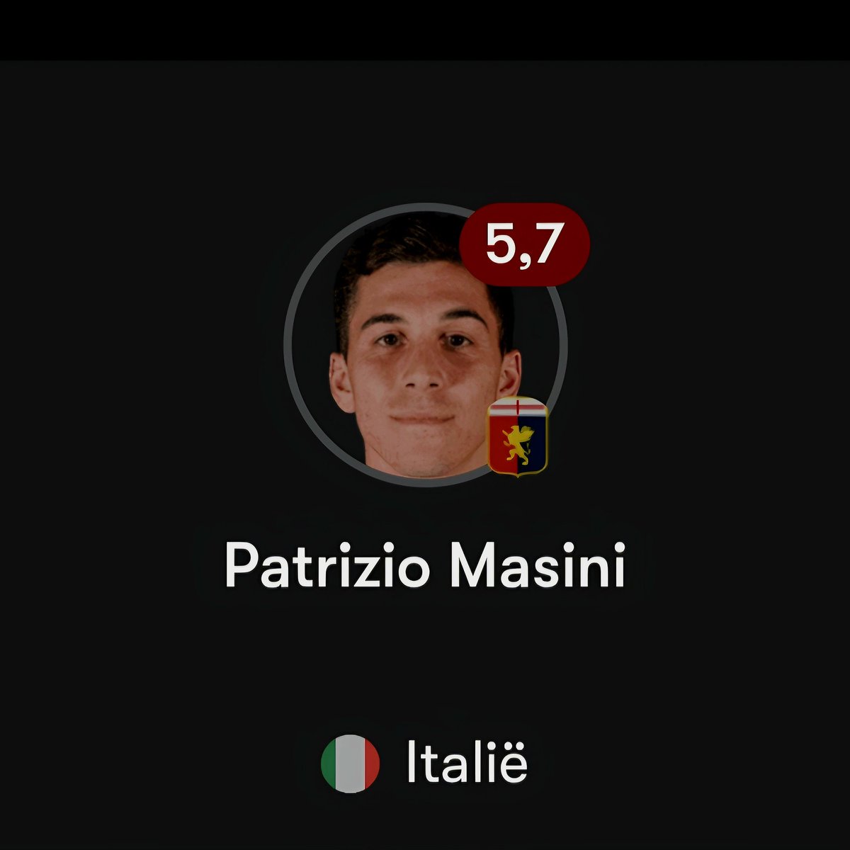 LazialeBelgio's tweet image. Footmob rating. 😎 
#GenoaLazio #Basic #Sarri