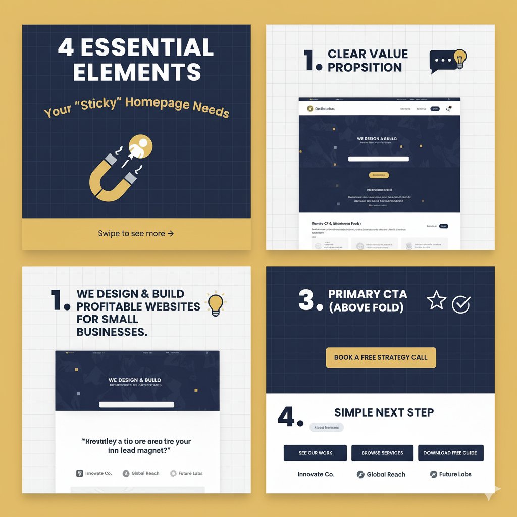 Abiolakenny22's tweet photo. Is your homepage losing you customers? 
A great homepage is your best salesperson. 
Ready to transform your homepage into a lead magnet? DM us "HOMEPAGE" for a free, no-obligation audit!
 #ConversionRateOptimization #crochet #uxdesign #designtips101 #businesswebsite #LeadGenerat https://t.co/gxenS4rxIu