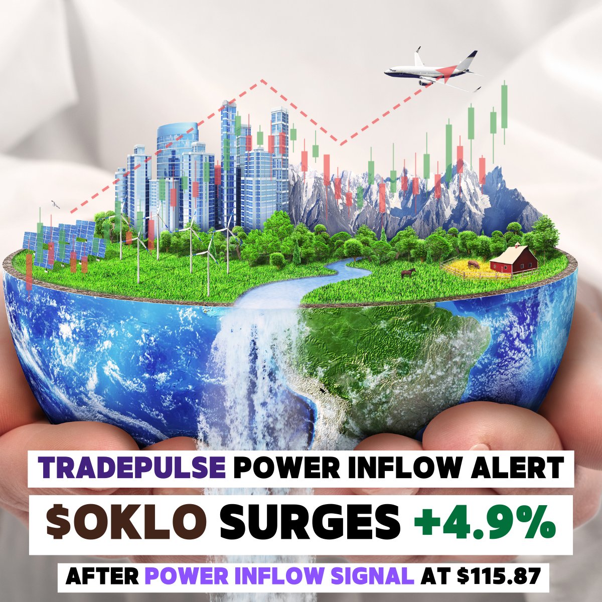 TradePulse_USA's tweet photo. TradePulse Power Inflow Alert : $OKLO 
Power Inflow Alert at $115.87 (10:07 AM EST, September 29) 

Intra-day High: $121.53 (+4.9%) 
Closing Price: $116.51 (+0.5%) 

*Not financial advice. For informational purpose only. 
#stocks #stock #trading #trader #ticker #finacne #hometrading