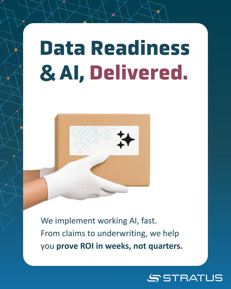 StratusTechLLC's tweet image. We help build your #AIexecution muscle.

Our model enables your internal teams to own, operate, and extend your AI capabilities.

Learn more: stratustech.com