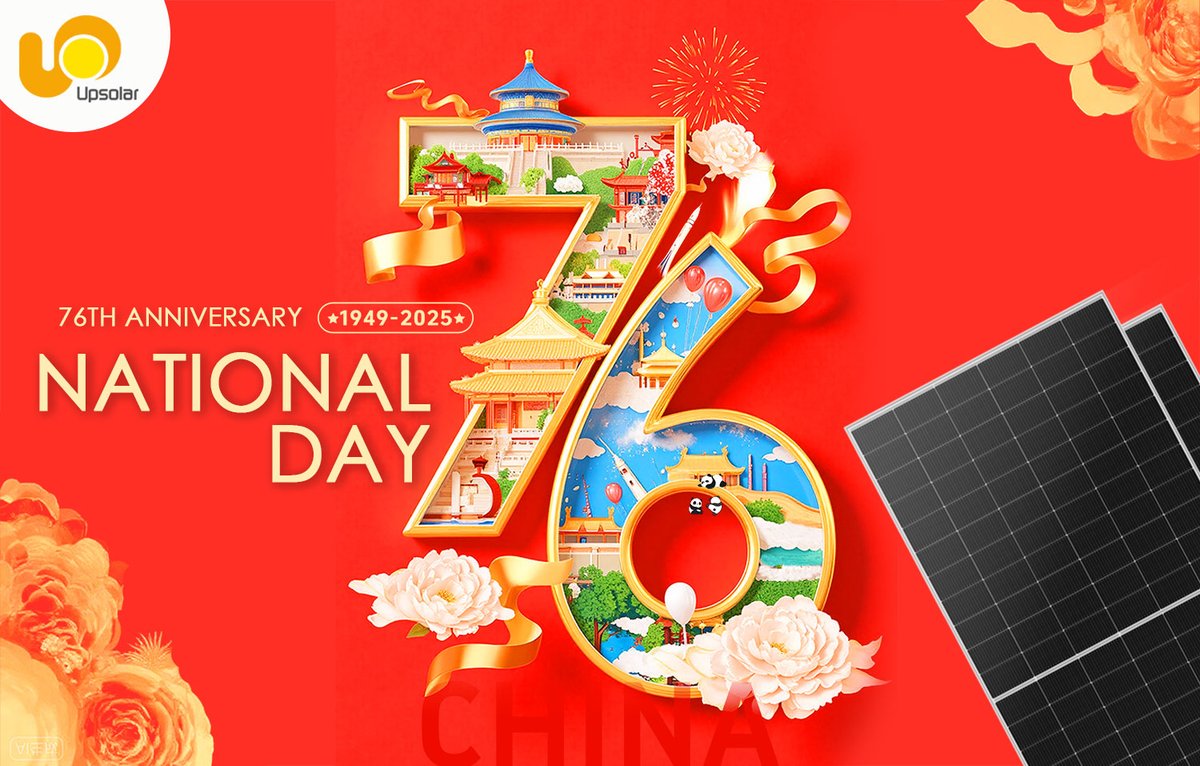 Celebrate the eternal spring of our motherland, wishing you a happy National Day! 👏 👏 👏

#Upsolar #SolarEnergy #CleanTech #RenewableEnergy #EnergyEfficiency