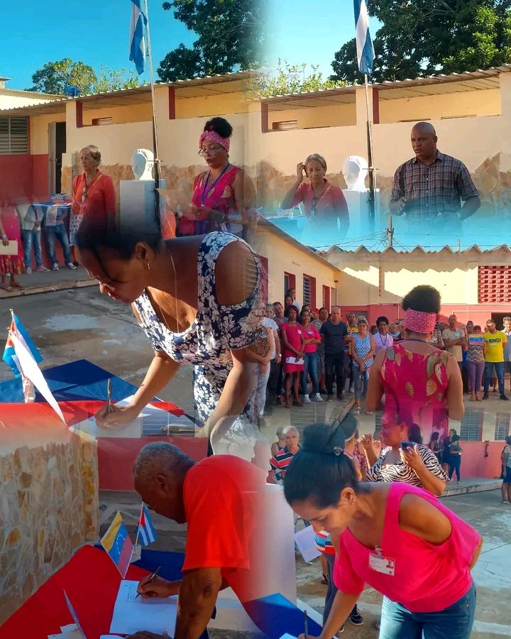 🇨🇺 🇻🇪 Desde la Dirección General de Educación Provincial nuestro apoyo incondicional al hermano pueblo de Venezuela.
#CubaConVenezuela 🇨🇺
#15AñosArtemisa #CubaMined 🇨🇺
#ArtemisaJuntosSomosMás <a href="/CubaMined/">MINED</a> <a href="/EduArtemisa/">DPEArtemisa</a> <a href="/yarobyalvarez/">Director Provincial Educación Artemisa</a> <a href="/GladysArtemisa/">Gladys Martínez Verdecia</a>