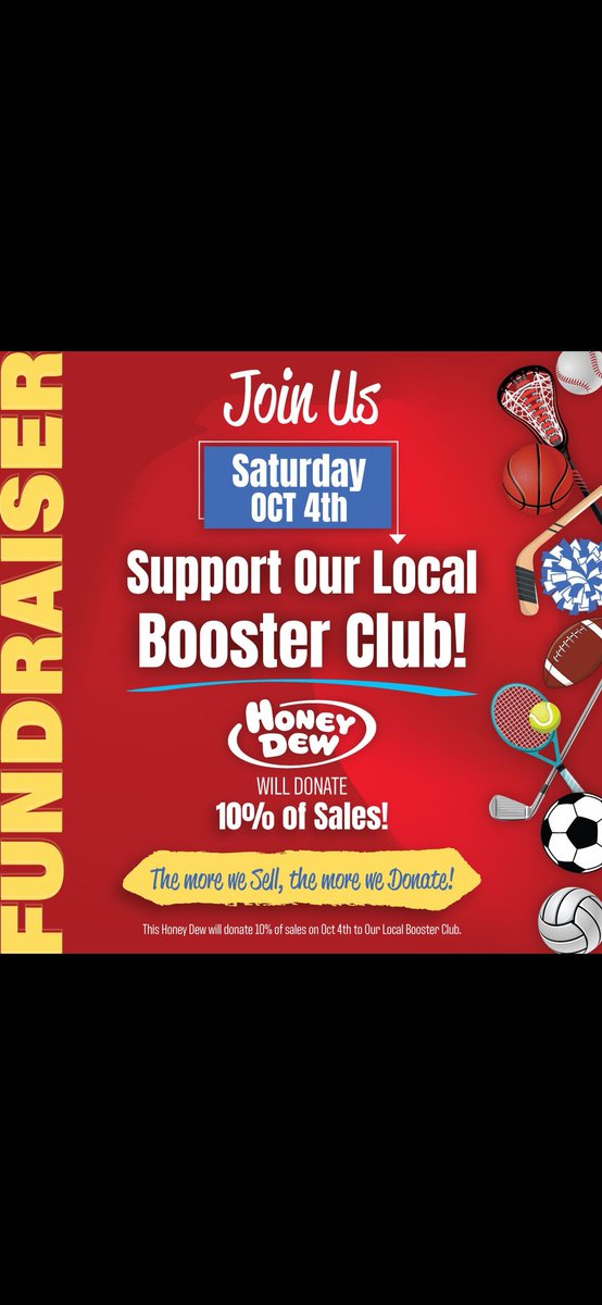 Please  head over to either Honey Dew locations in Seekonk this Saturday. <a href="/SeekonkHS/">Seekonk High School</a>