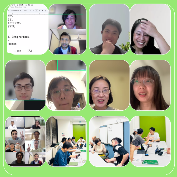 npojexgroup's tweet image. 【【9月29日 学習会レポート✍️】
昨日は対面+オンラインで開催し、なんと 39名が参加👏
日本語クラスだけでなく、英会話クラスも開講!
世界中どこからでも参加できるのが魅力です!今回はフィリピンから一緒に参加してくれました🌏✨
来週はオンラインで開催します🥳
🇯🇵🇵🇭🇬🇧🇰🇷🇨🇳🇹🇼🇭🇰🇻🇳🇨🇦🇦🇺🇰🇼🇩🇪