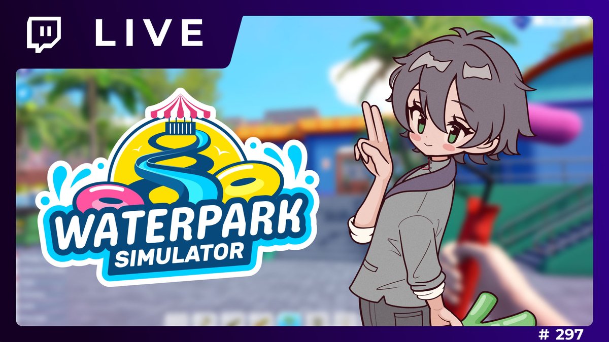 ModernChaot's tweet photo. How hard could it possibly be to run a Waterpark! In about 30 minutes I'll be live on that purple site to play some #waterparksim!
Huge thanks to #keymailer and the developer for the copy of the game! :D
Art by norixio https://t.co/3BpruQ1Y6v