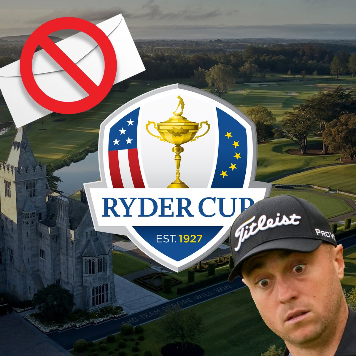 JohnnySandbag's tweet image. 2027 Ryder Cup prediction:

The ENVELOPE RULE is removed and an injured player WD is now considered a LOSS 🚫 ✉

The catch...

A USA player will WD and lose a point, making American fans FURIOUS, but ironically they were the ones that demanded the rule change 😲🇺🇸

#RyderCup2027