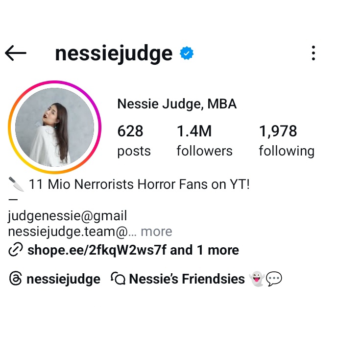 renjundata's tweet photo. 📢 #RENJUNNews

Nessie Judge, one famous Indonesian YorTuber is now following  #RENJUN on instagram.

📝 Him and js is the only member that she follows.

#런쥔 #NCT런쥔 #黄仁俊 #ロンジュン https://t.co/mZqVArBdze