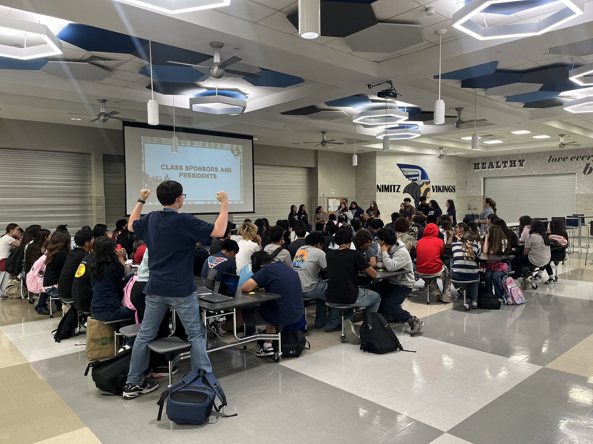 My StuCo advisor heart is so happy. We are officially at 110 members!!! 🥹 amazing things are happening at <a href="/NimitzVikings/">Nimitz High School</a> with <a href="/nhsvikingstuco/">nhs stuco</a>