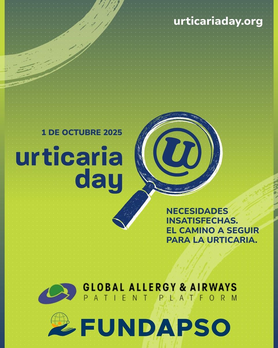 Desde Fundapso nos unimos al llamado global del Urticaria Day para visibilizar una condición que impacta la vida de millones de personas.
📷 Más información: urticariaday.org
#UrticariaDay2025 #Fundapso #SaludDeLaPiel #GAAPP