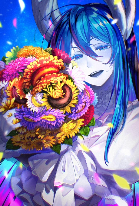 お花とか植物とかモンスターとかのイラストご依頼いつでもお待ちしてます!!!!!! #イラスト依頼受付中 #植物 #モンスター #花