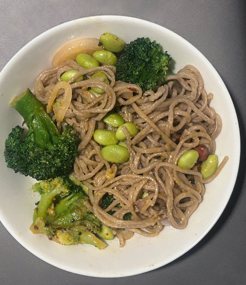 tahini sauce soba noodles this monday eve