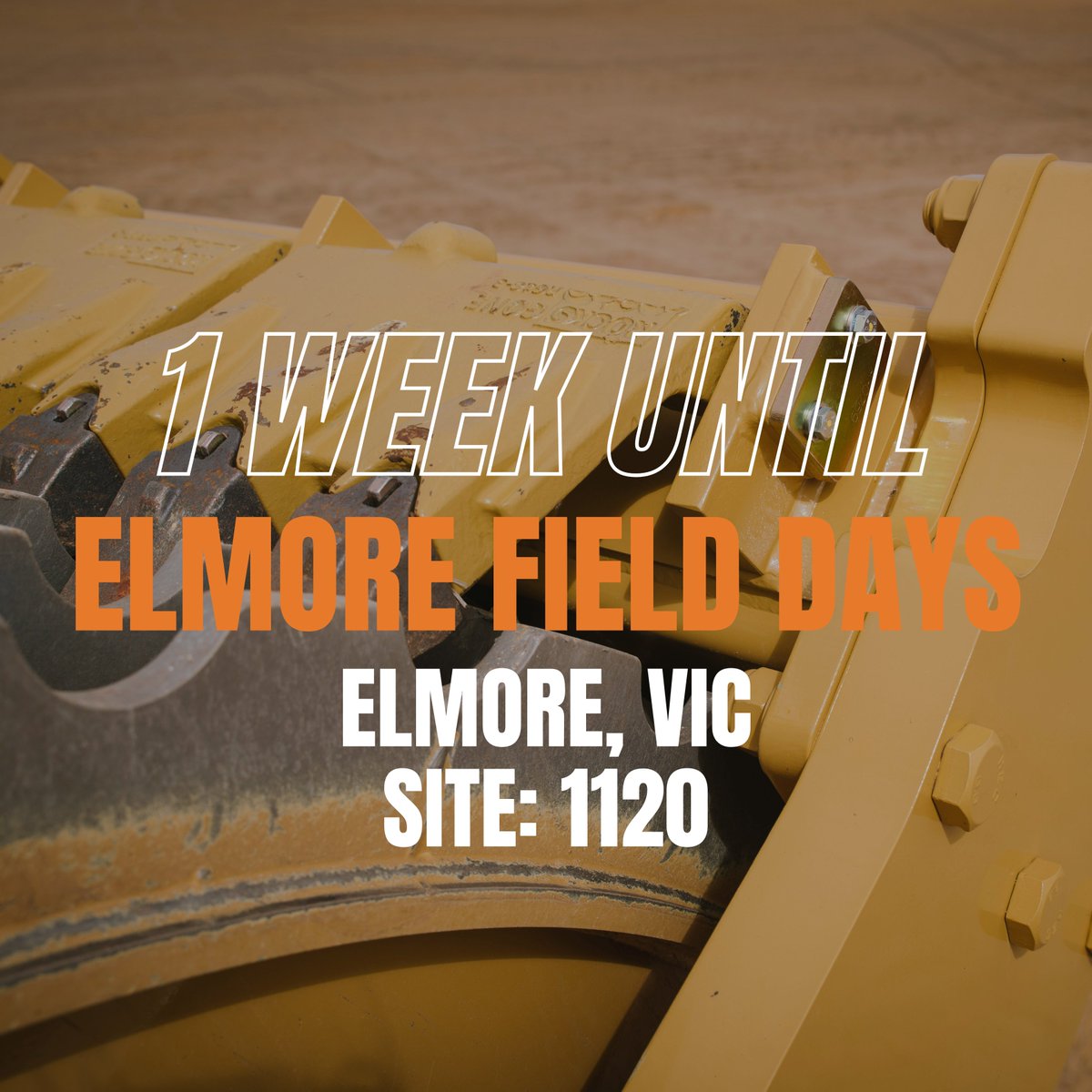 Only 1 week to go!
We’re thrilled to be heading to Elmore Field Days in Elmore, VIC 
For the very first time at this event, the H4 Reefinator will be on display – come check it out up close and chat with the team.
Find us at Site 1120 – we’d love to see you there!