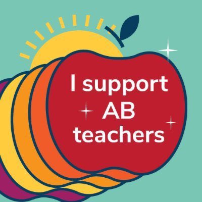 MorganLaidler's tweet photo. I stand with Alberta teachers. 

Pay them properly.

Address classroom sizes.

Properly fund education. 

Give them the supports that they need to do their jobs. https://t.co/X3puMO7mTO