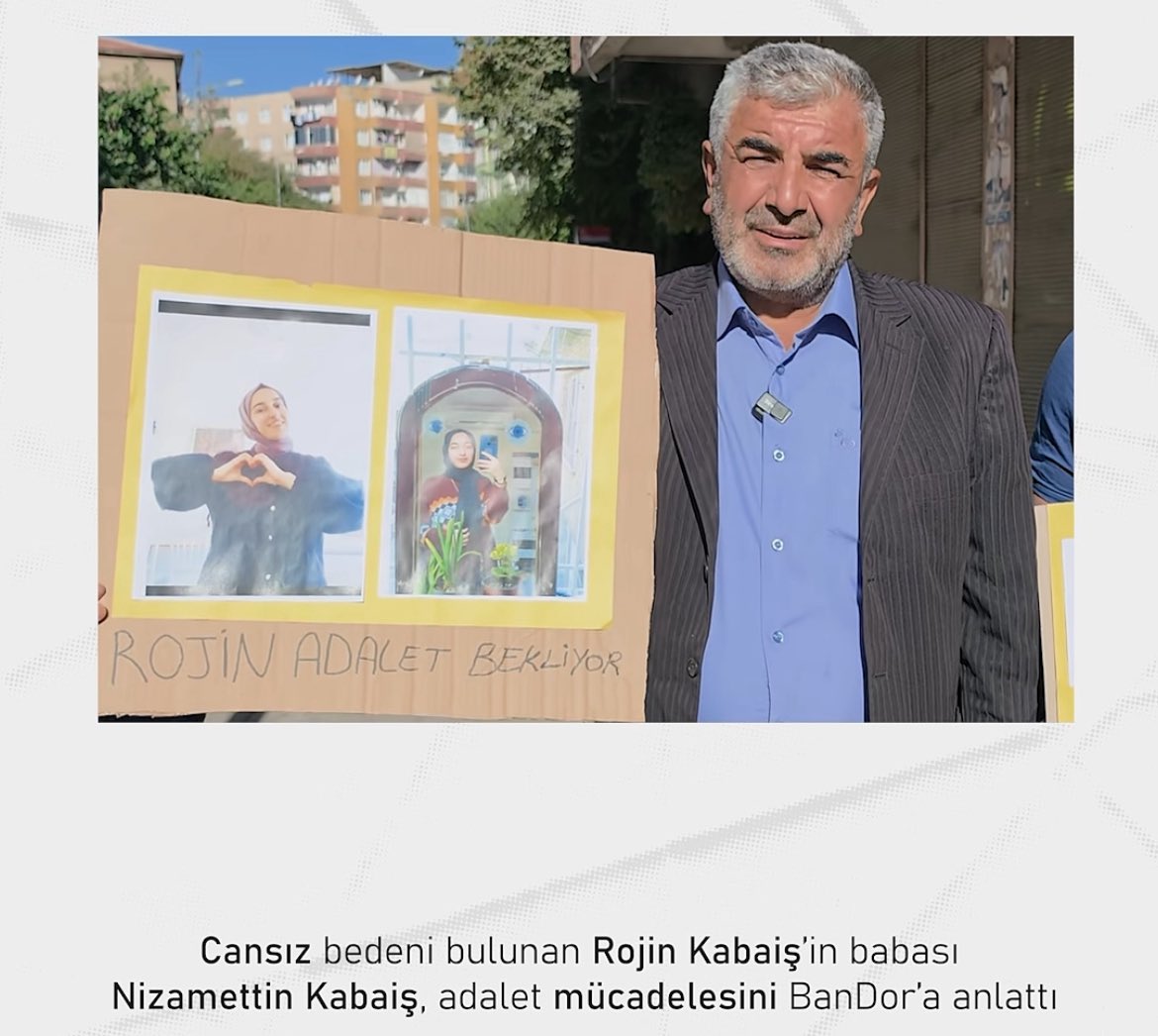 Rojin geri gelmeyecek ama adalet geri gelsin