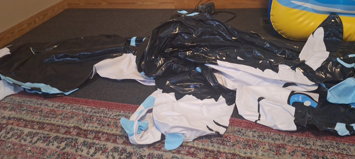 This is going to be very interesting  material is shinny and rubbery feeling
