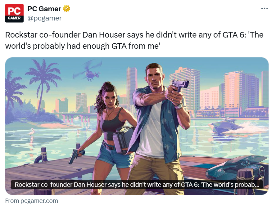 Grummz's tweet image. Do you have faith in GTA 6&apos;s story?