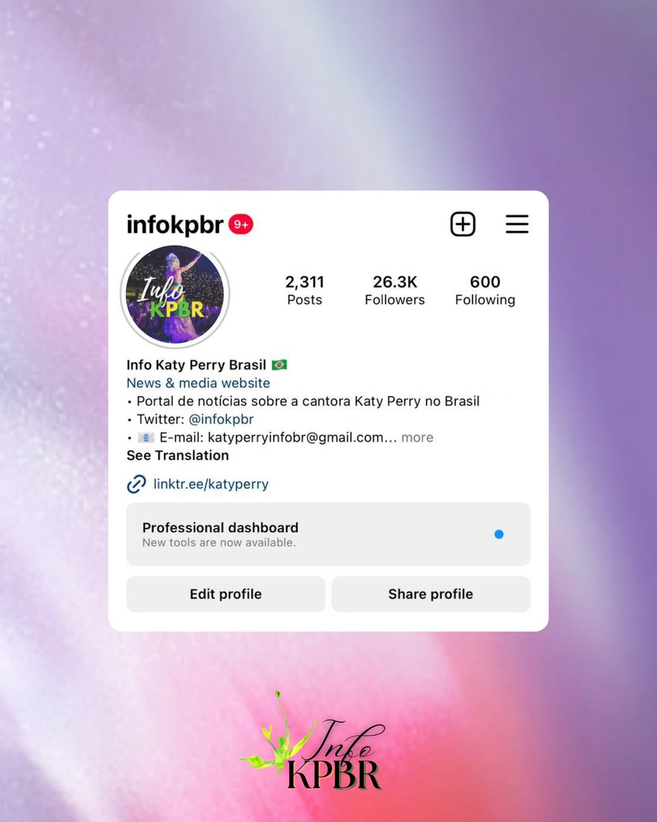 infokpbr's tweet photo. + Tínhamos um carinho enorme pela nossa antiga conta e por todos os 26 mil seguidores que nos acompanhavam por lá. E agora, de volta, esperamos reencontrar cada um de vocês.

Com amor,
Info Katy Perry Brasil https://t.co/B1W435twf4