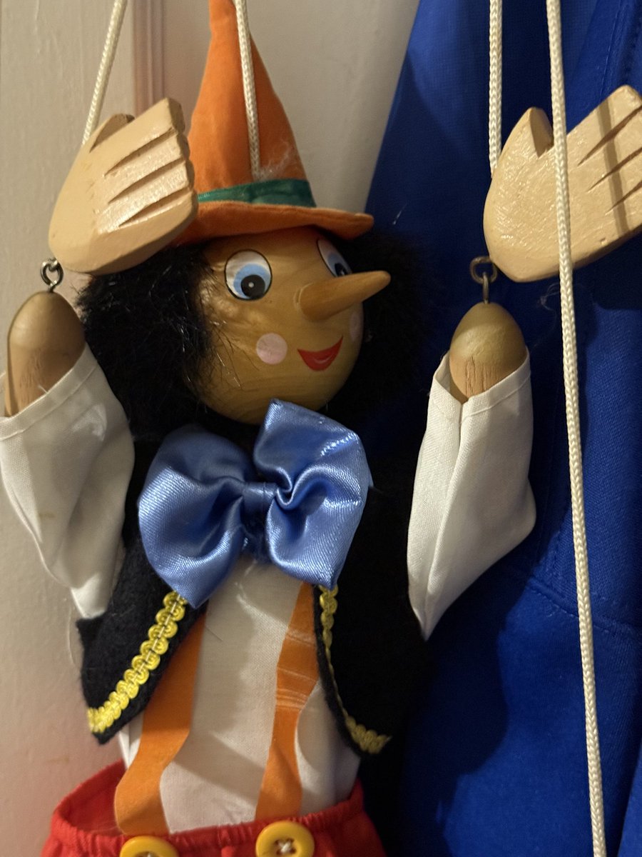 Trying to preserve some Pinocchio marionettes in the meantime…
