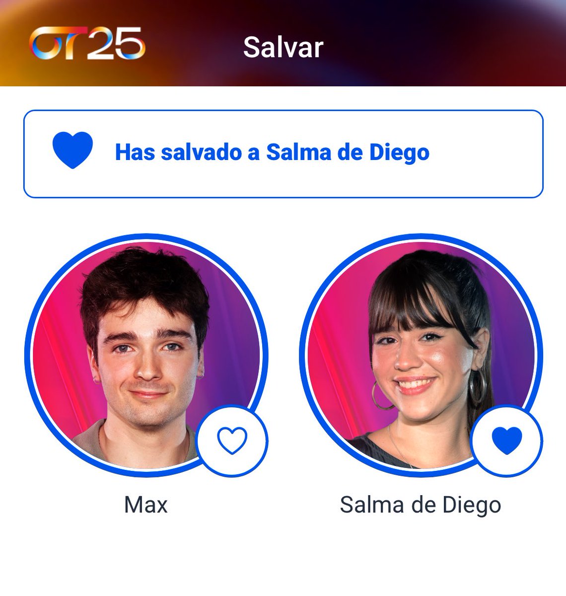 Nos ha costado decidir, pero como dijo Noe en la gala 0: Esto es una edición de mujeres.

*y por Benidorm

SALVAR SALMA