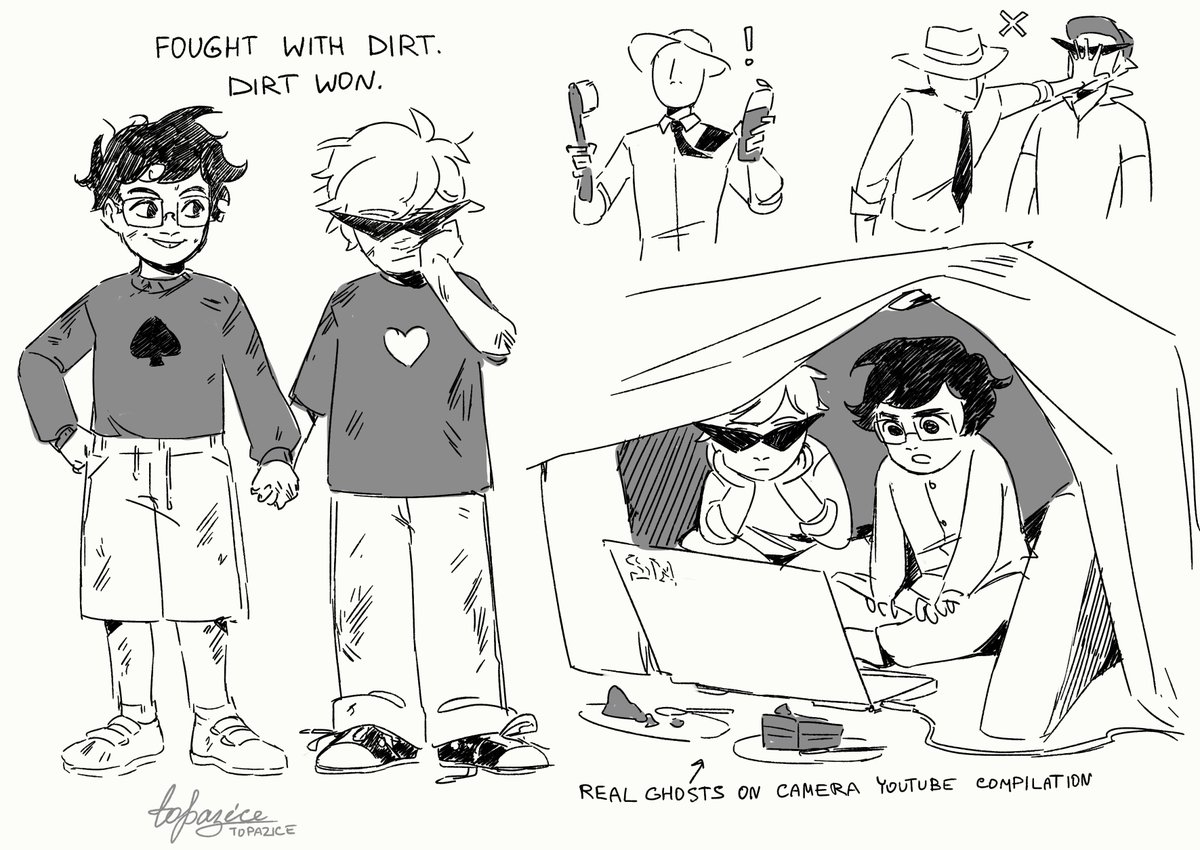 #homestuck #johndave littlest 🤏