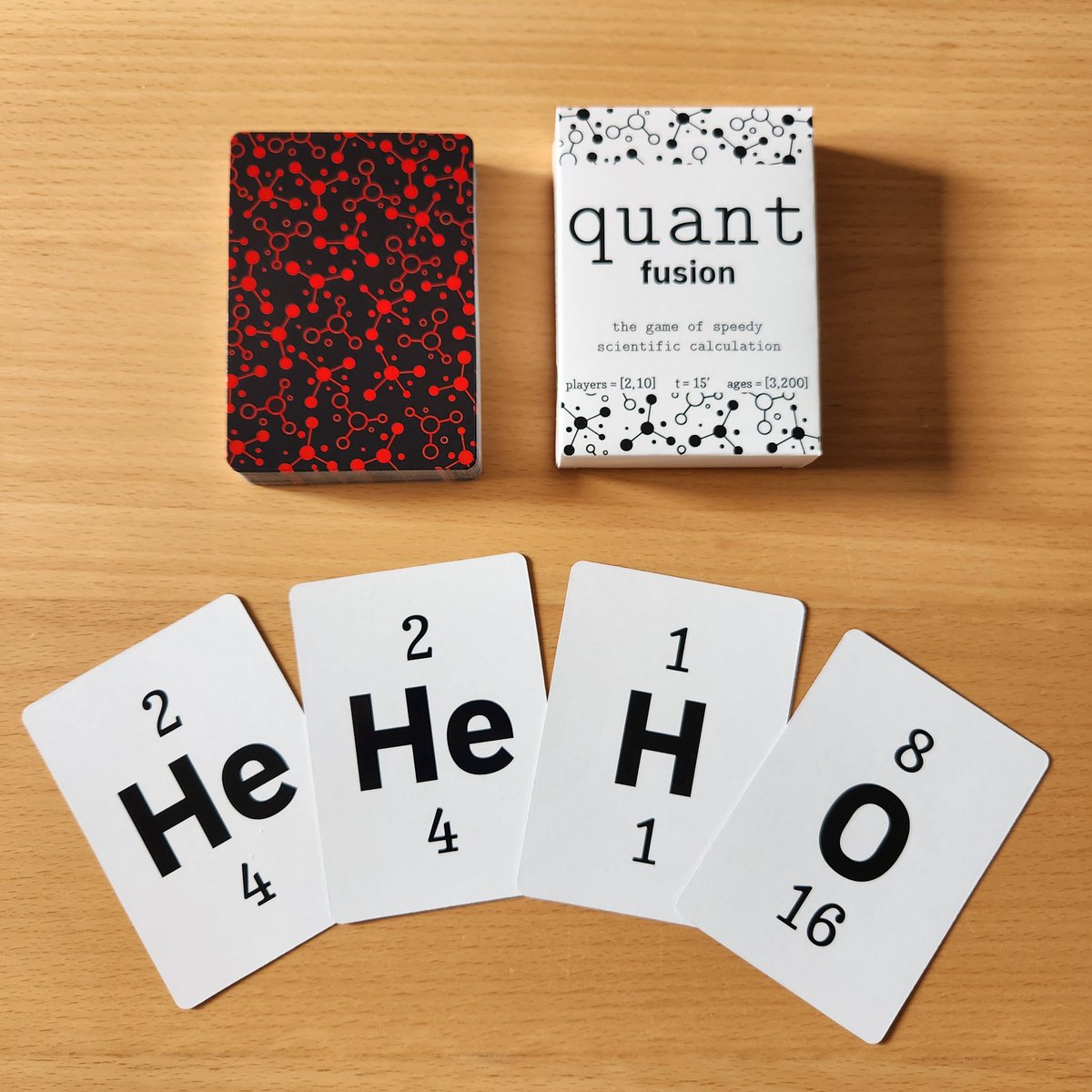 GLabsPlus's tweet image. Math challenge: How would you add the atomic masses (bottom numbers) of the elements below, in your head?

I'd do:
16+4 = 20
4+1 = 5
20+5 = 25

Quant Fusion is the game of speedy scientific calculation! Find it on Amazon!
#nuclearsciweek