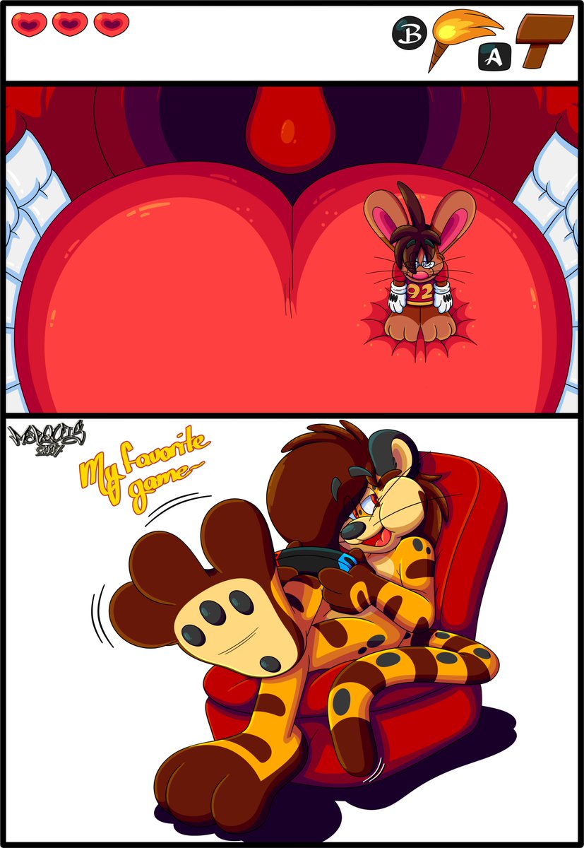 Tasteful Gaming

Commission for <a href="/TamerKoh/">Tamer Koh</a> 

🎨- <a href="/Marquis2007/">🐾 Marki マーキス Toony Paws 🐾</a>