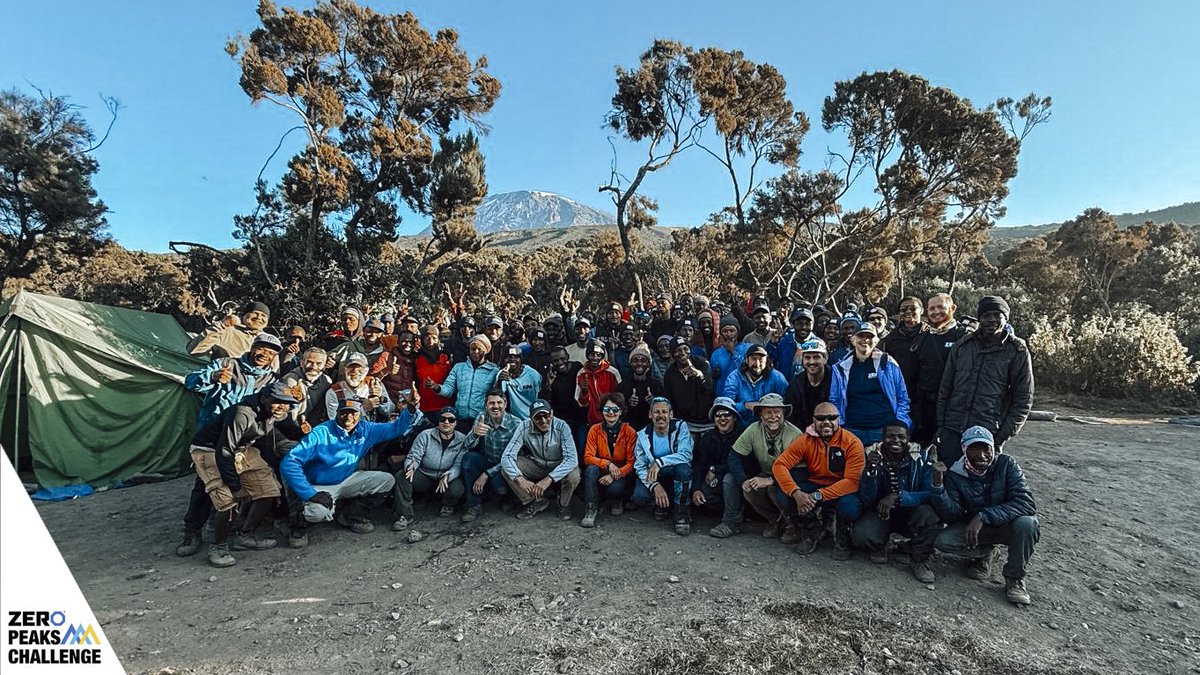 ZEROCancer's tweet photo. The #ZEROPeaksChallenge team has made their descent from Mount Kilimanjaro and is celebrating their incredible accomplishment. 

Check out these highlights from their afterparty with great food, music, and company. 💙 #ZEROProstateCancer

Presenting Sponsor: Tolmar https://t.co/DdgjTmxvW4