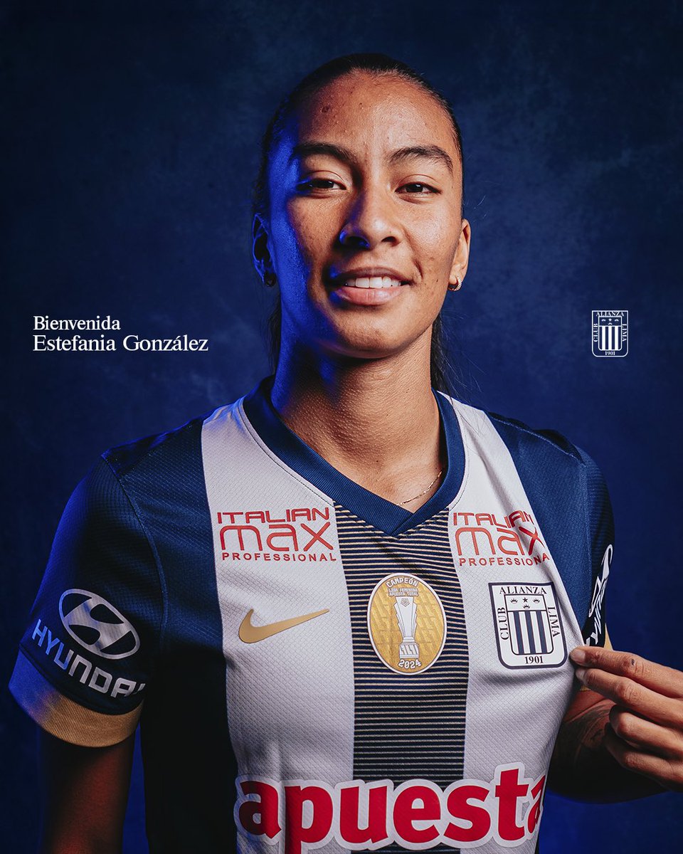 AlianzaLimaFF's tweet photo. ¡𝑩𝒊𝒆𝒏𝒗𝒆𝒏𝒊𝒅𝒂, 𝑬𝒔𝒕𝒆𝒇𝒂𝒏𝒊́𝒂! 👏🏾🇨🇴

Estefanía González llega en reemplazo de Birka Ruíz para afrontar la @LibertadoresFEM. 💪🏾 https://t.co/ew4HsmAH12