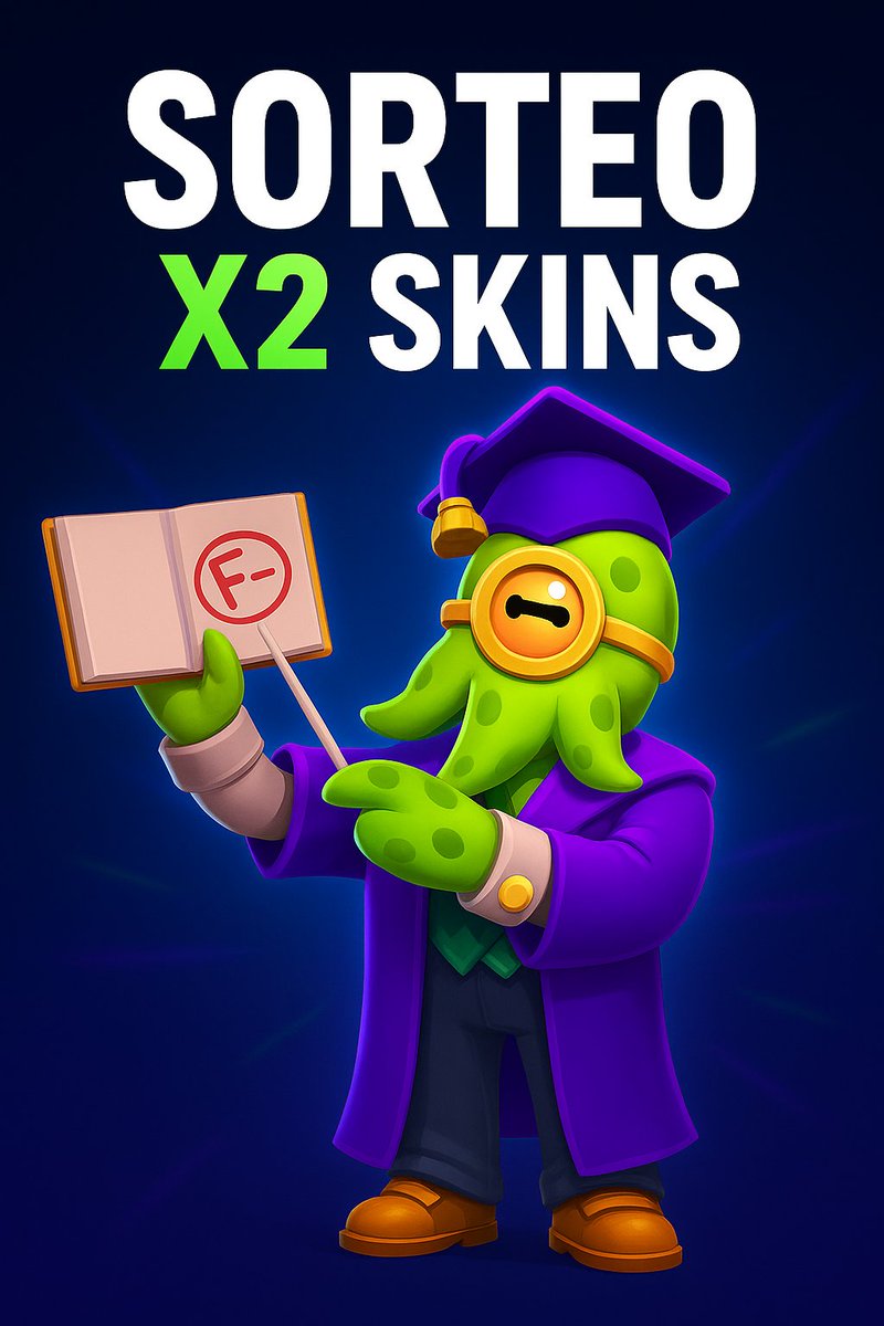 AtziinAB's tweet photo. 🚨SORTEO X4 SKINS DE PROFESOR ELDRITCH DE BARLEY🚨

2 serán aqui en X y las otras 2 serán por mi TikTok

Requisitos para las de X
-Seguir a @AtziinAB y @RaccoonLeague 
-Darle ❤️ y ♻️

Los ganadores los anunciare en directo en mi canal de twitch el día 18 de octubre. https://t.co/xt2NHxNVeh