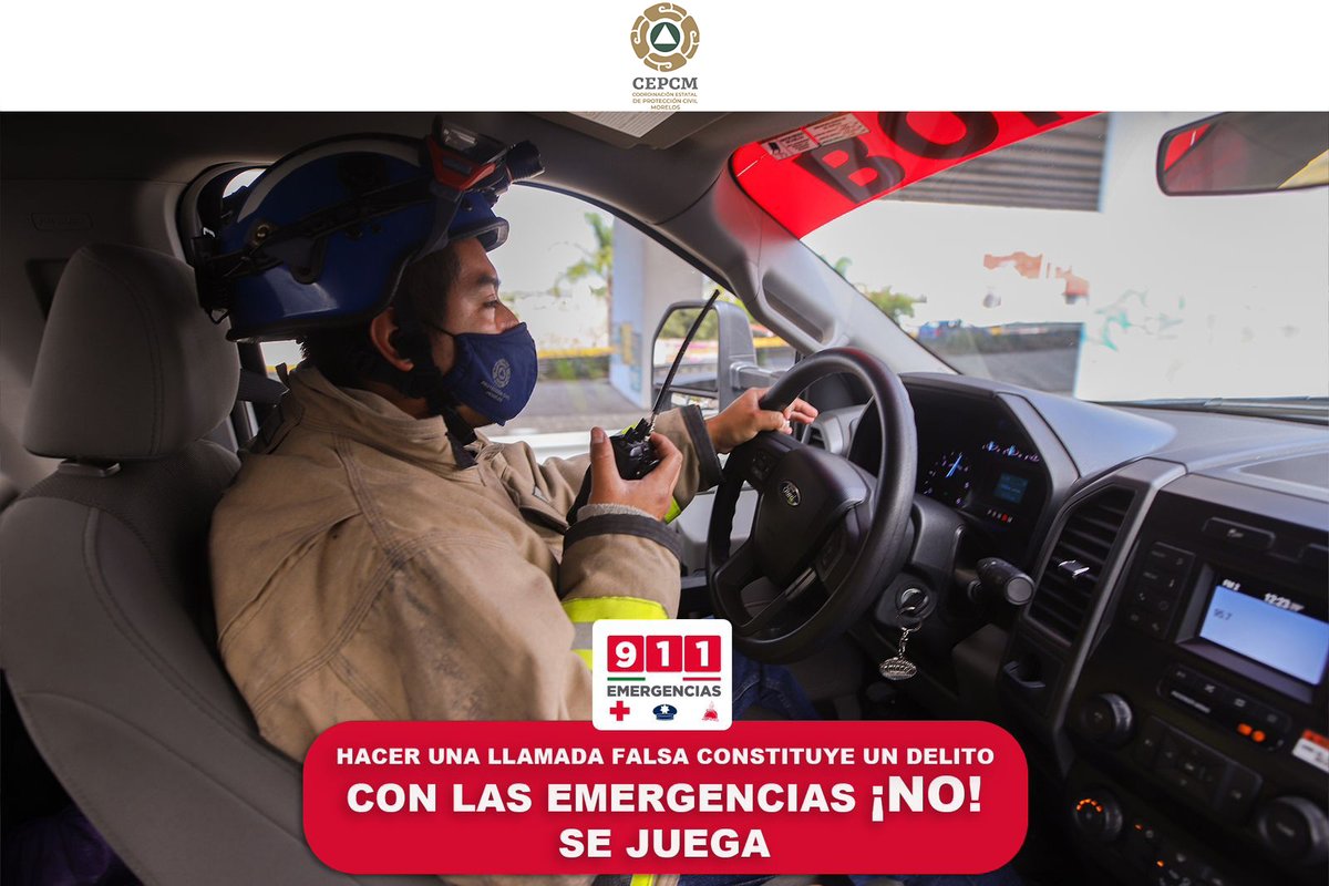 En Morelos, con las emergencias ¡NO! se juega, se impondrá de tres meses a dos años de prisión y multas de 10 a 100 días de salario mínimo, a quién de forma dolosa realicen bromas a los números de emergencia. 📲🚫

#LaTierraQueNosUne