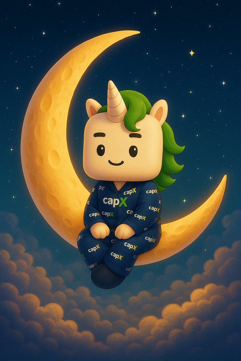 🌙✨ Goodnight, builders!

As we close today, remember that <a href="/0xCapx/">Capx AI</a> isn’t just building tech—it’s building the future of AI ownership, economy, and opportunity. 🚀

Sleep well, dream big, and wake up ready to stay Capx-active. Tomorrow belongs to the bold. 💫