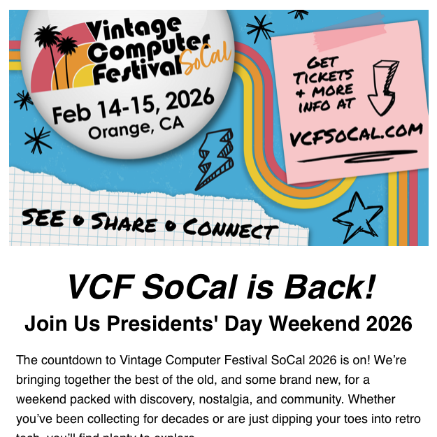 VCFSoCal tweet media