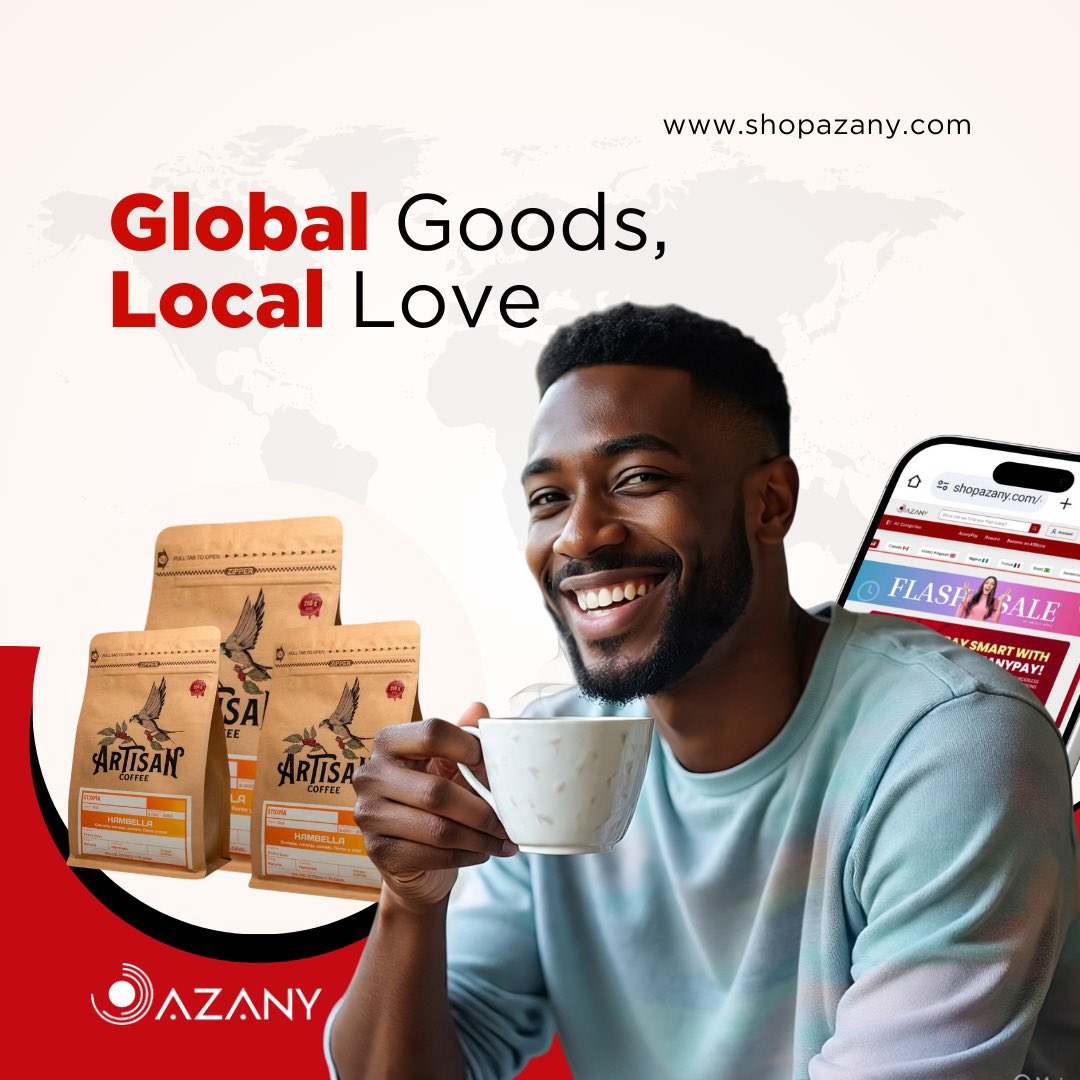 shopazany's tweet image. 🌍 Global Goods, Local Love! 💞 Discover unique finds from artisans worldwide on AZANY’s global marketplace. Support small businesses with every purchase! 🛍️ #ShopGlobal #AZANY shopazany.com