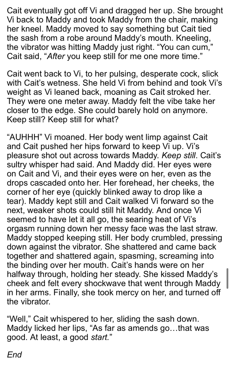 Keep Still 🪢 💦❤️

#CaitVi