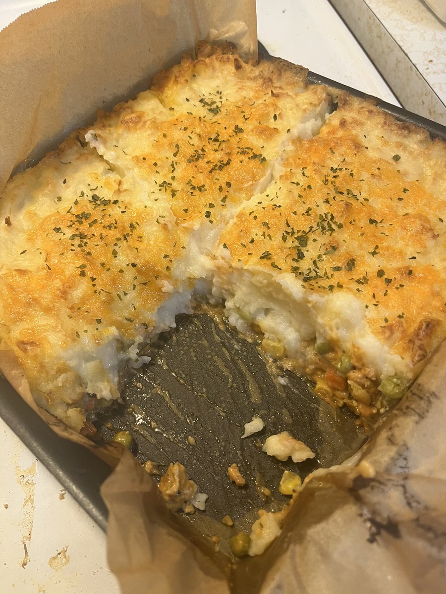 MiketyMike's tweet photo. My attempt at making #groundturkey #shepherdspie. https://t.co/fMZNKCYNOe