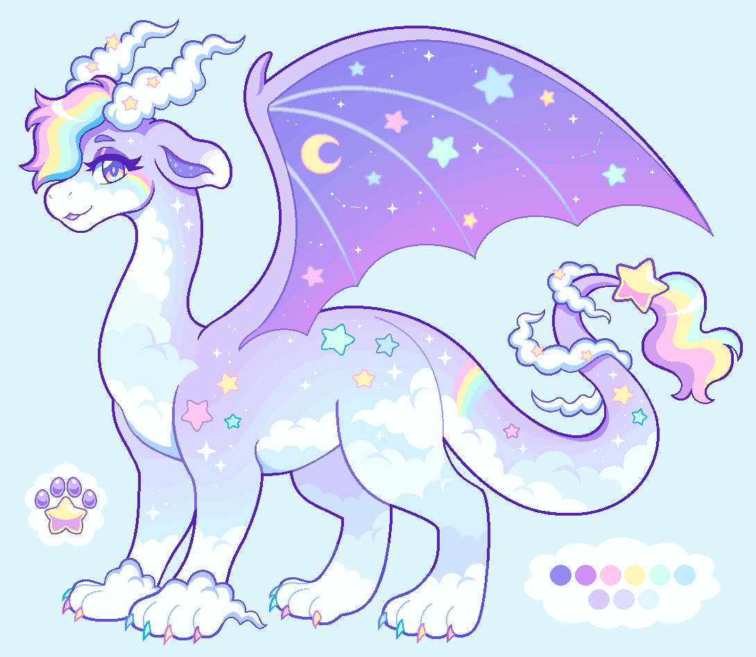 Sleepy Daydream Dragon🌙☁️