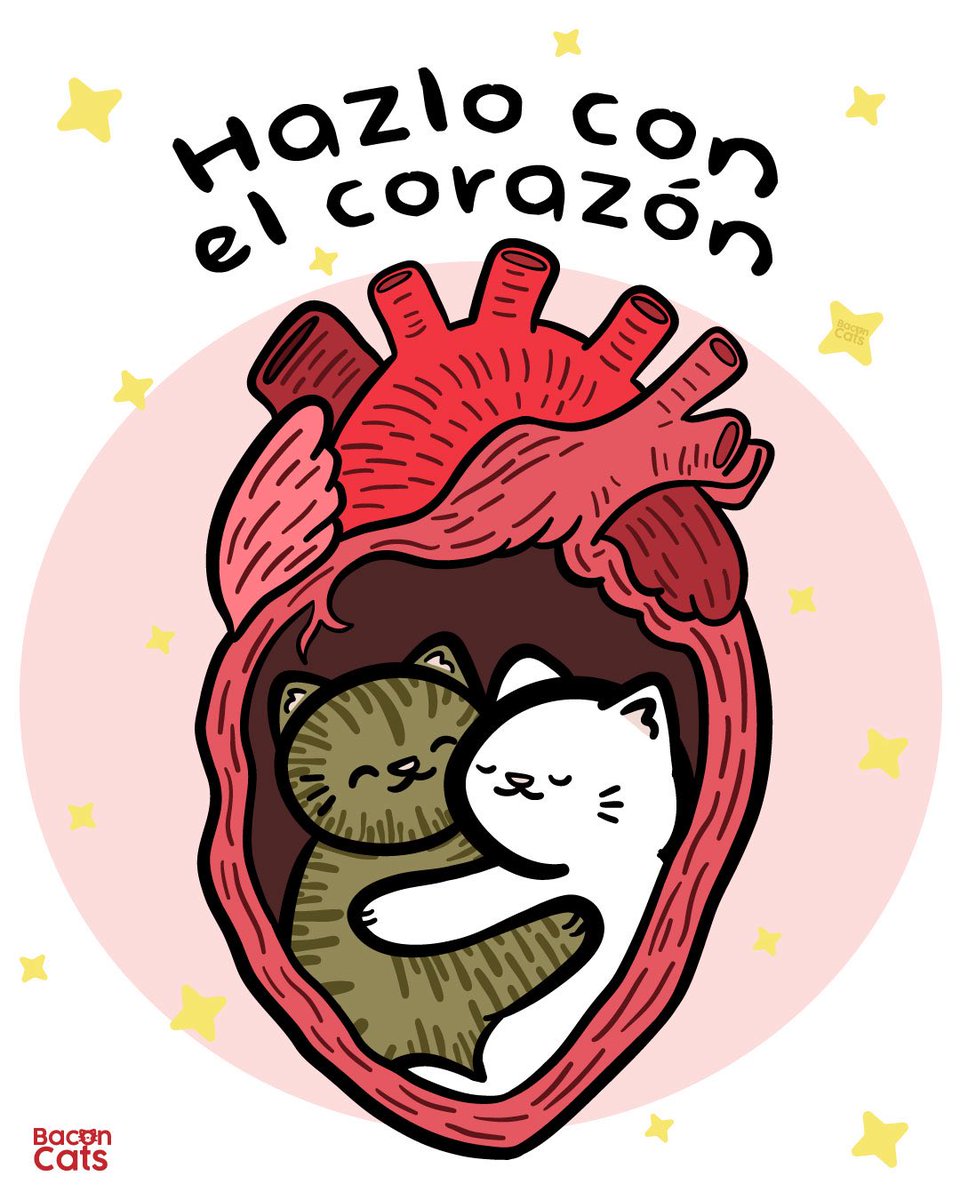 Este es un pequeño recordatorio para que hoy hagas todo aquello que te propongas, con pasión 🫀🐱