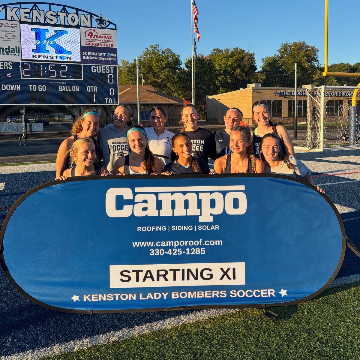 Today’s starters sponsored by <a href="/camporoof/">Campopiano Roofing</a> !!! GO BOMBERS!!!