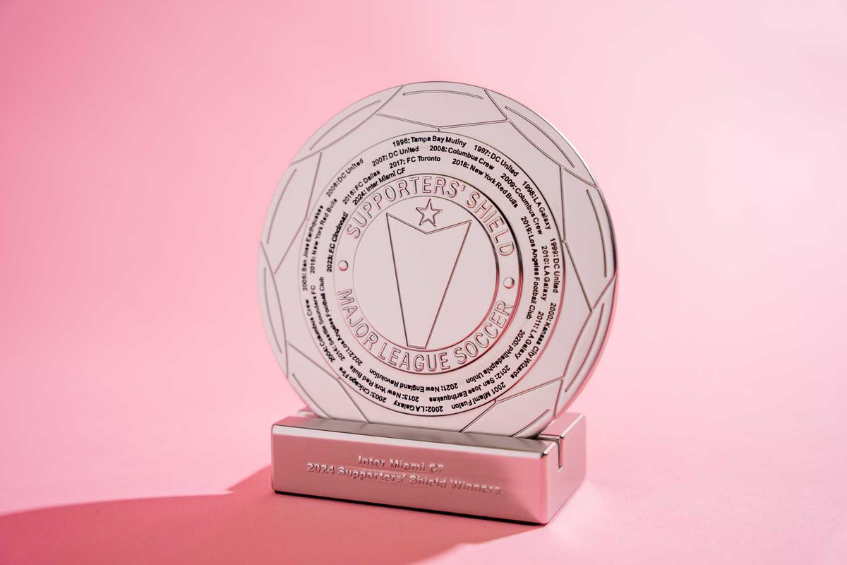 blackheronsutd's tweet photo. Inter Miami 2025 Season Ticket Members will receive a mini replica of the 2024 Supporters’ Shield celebrating Inter Miami’s historic, record-breaking season. 

#SupportersShield #InterMiamiCF https://t.co/uFrCXnSULs