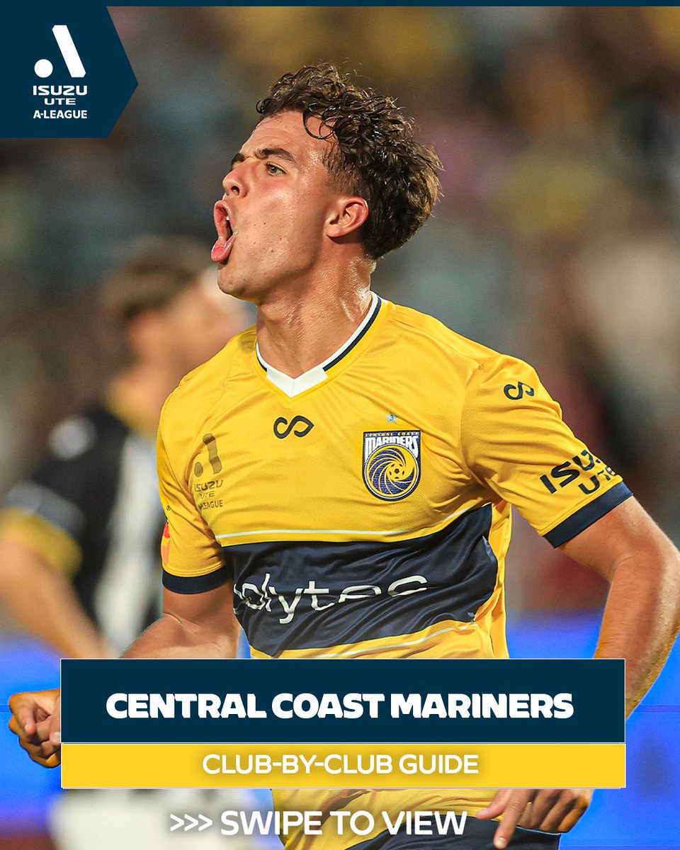 aleaguemen's tweet image. Two seasons after their historic treble win, @CCMariners are ready to bounce back! 💪
Here's everything you need to know about the club heading into season 2025-26 👇
🗓️ Full fixtures: tinyurl.com/257taa86
