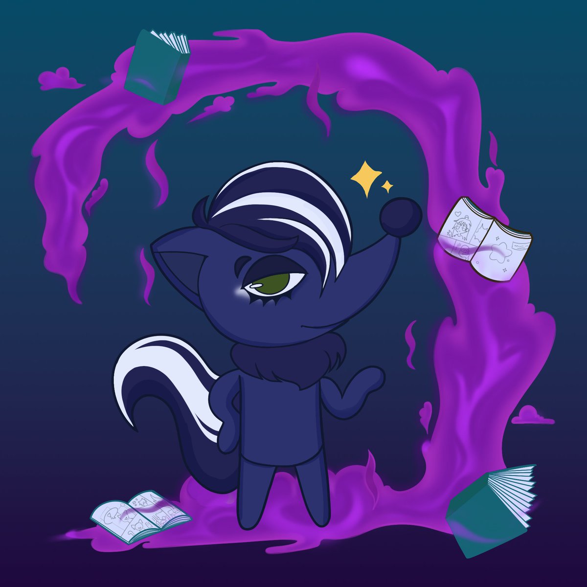 ClariyuOfficial's tweet photo. Introducing Sterling! Whether he's daydreaming about his self-inserts or theorizing how to impress the nearest person, he can always be found with his head in a book. Keep an eye out for him and the others, coming soon! 💜✨
#Roblox #RobloxDev https://t.co/oJ6FBWS1FT