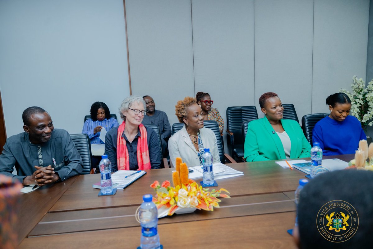NJOAgyemang's tweet photo. I received WaterAid Ghana, an organization that has been operating in the country for the past 40 years. Our discussions centered on water, sanitation, and hygiene (WASH), with WaterAid expressing their goal of universal water for improved public health.

I welcomed the delegation and commended WaterAid Ghana for their consistent efforts over the years. I also raised concerns about recent incidents of water pollution, stressing that Government is actively taking steps to find lasting solutions. 

Ensuring our water is safe and clean requires a collective effort, including revisiting and scaling up the preservation interventions that have proven effective. We need mutually beneficial partnerships that take charge of issues head-on rather than circling around them without resolution.

Finally, I encouraged WaterAid Ghana to amplify their advocacy on the international stage to highlight the environmental injustices facing Africa in terms of access to safe water and sanitation.