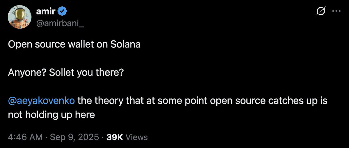 SamuiBuild's tweet image. We (@beeman_nl and @tobeycodes) are in the @colosseum Cypherpunk Hackathon arena building an Open Source wallet and toolbox for Solana builders @amirbani_ 🫡

x.com/amirbani_/stat…

Read more 👇 and follow us to keep up with the alpha while we build in the open.